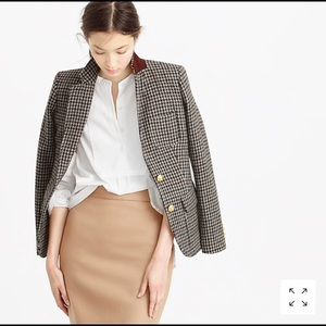 EUC J. Crew Rhodes Houndstooth Blazer Size 6